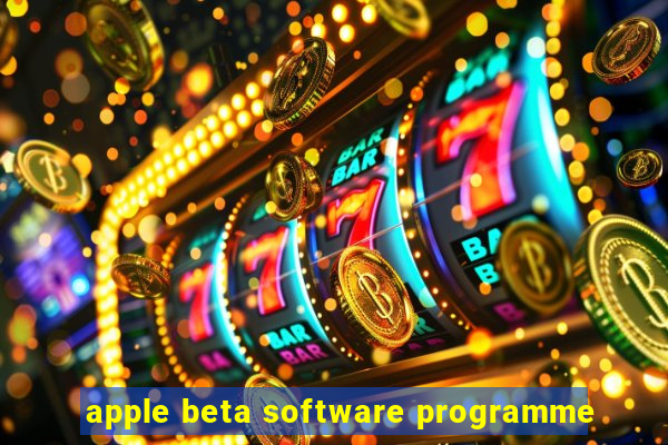 apple beta software programme